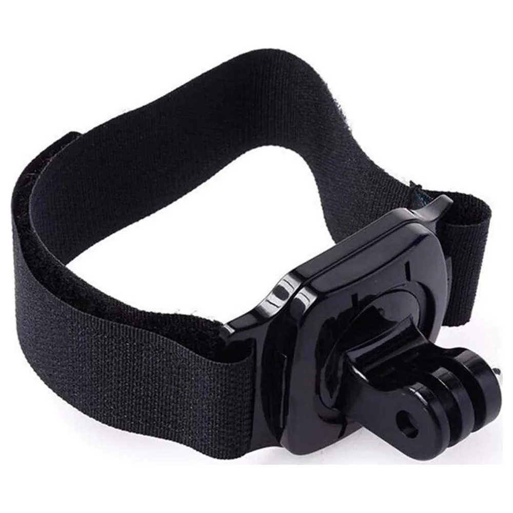 eWINNER 2 Pack 360 Degree Rotating Wrist Strap Mount for GoPro Hero and Action Cameras, Hands-Free Arm Band for Surfing, Cycling and Sports, Black - 2724289816685