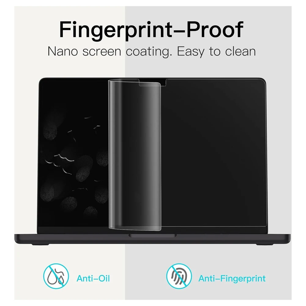 eWINNER 2 Pack Anti-Glare Matte Screen Protector for MacBook Pro 16 Inch 2021-2023 M1 M2 M3 Pro and Max, Anti-Fingerprint, Scratch Resistant Film - NA-Z2ZW-QJUC - Image 4