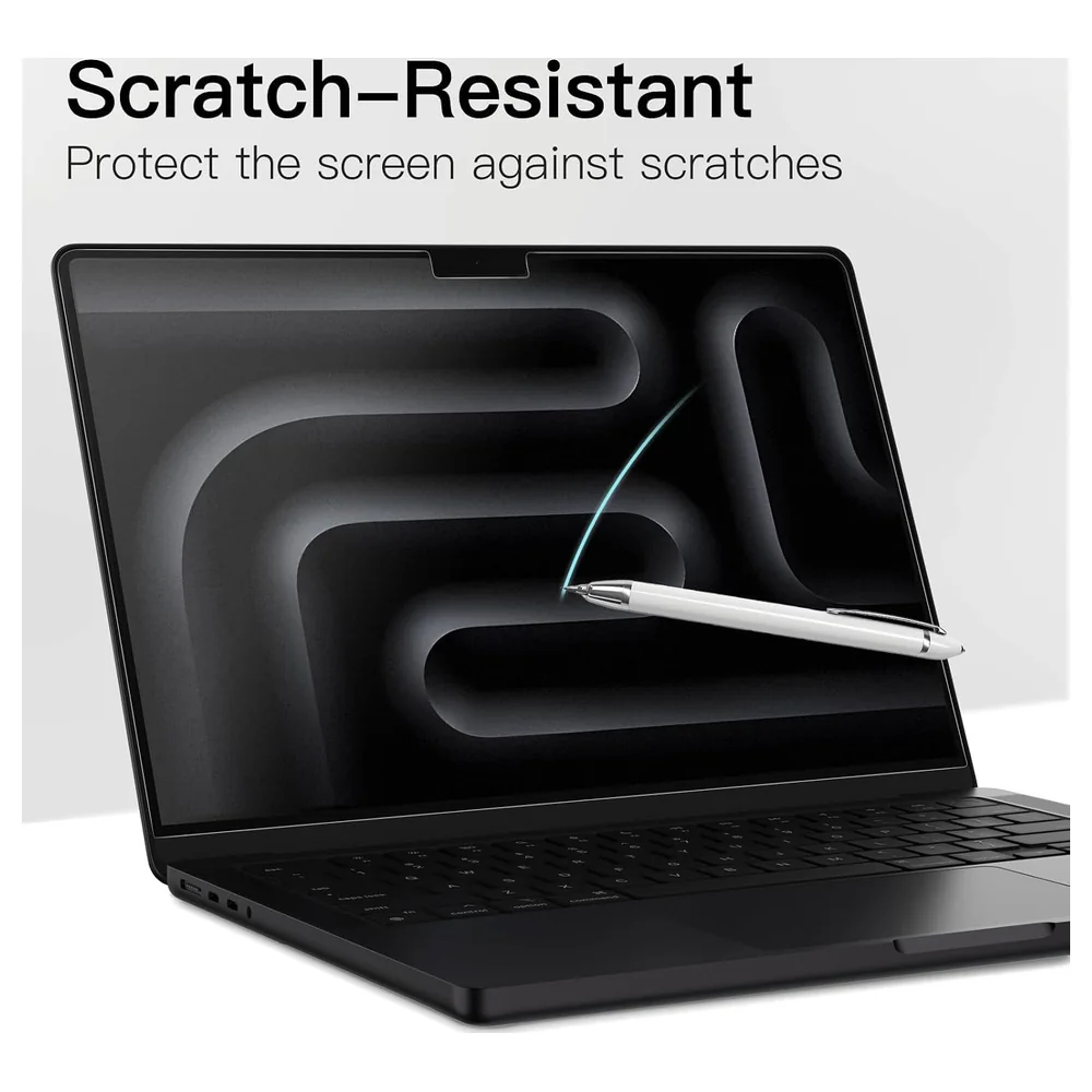 eWINNER 2 Pack Anti-Glare Matte Screen Protector for MacBook Pro 16 Inch 2021-2023 M1 M2 M3 Pro and Max, Anti-Fingerprint, Scratch Resistant Film - NA-Z2ZW-QJUC - Image 5