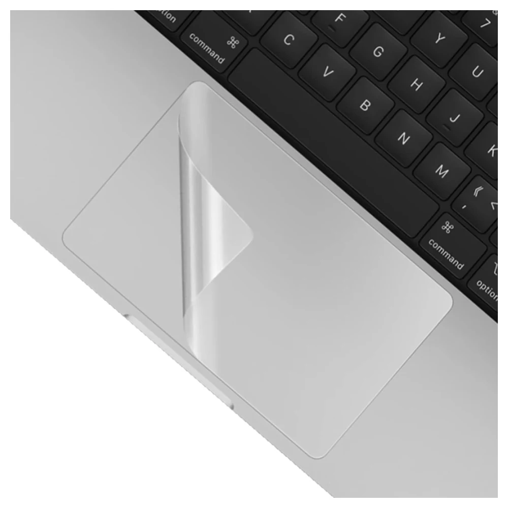 eWINNER 2 Pack Clear Trackpad Protector for MacBook Pro 15 Inch with Touch Bar 2016-2019 A1707 A1990, Ultra-Thin 0.2mm Anti-Scratch Anti-Fingerprint PET Touchpad Skin - WH-7X6R-R9HZ