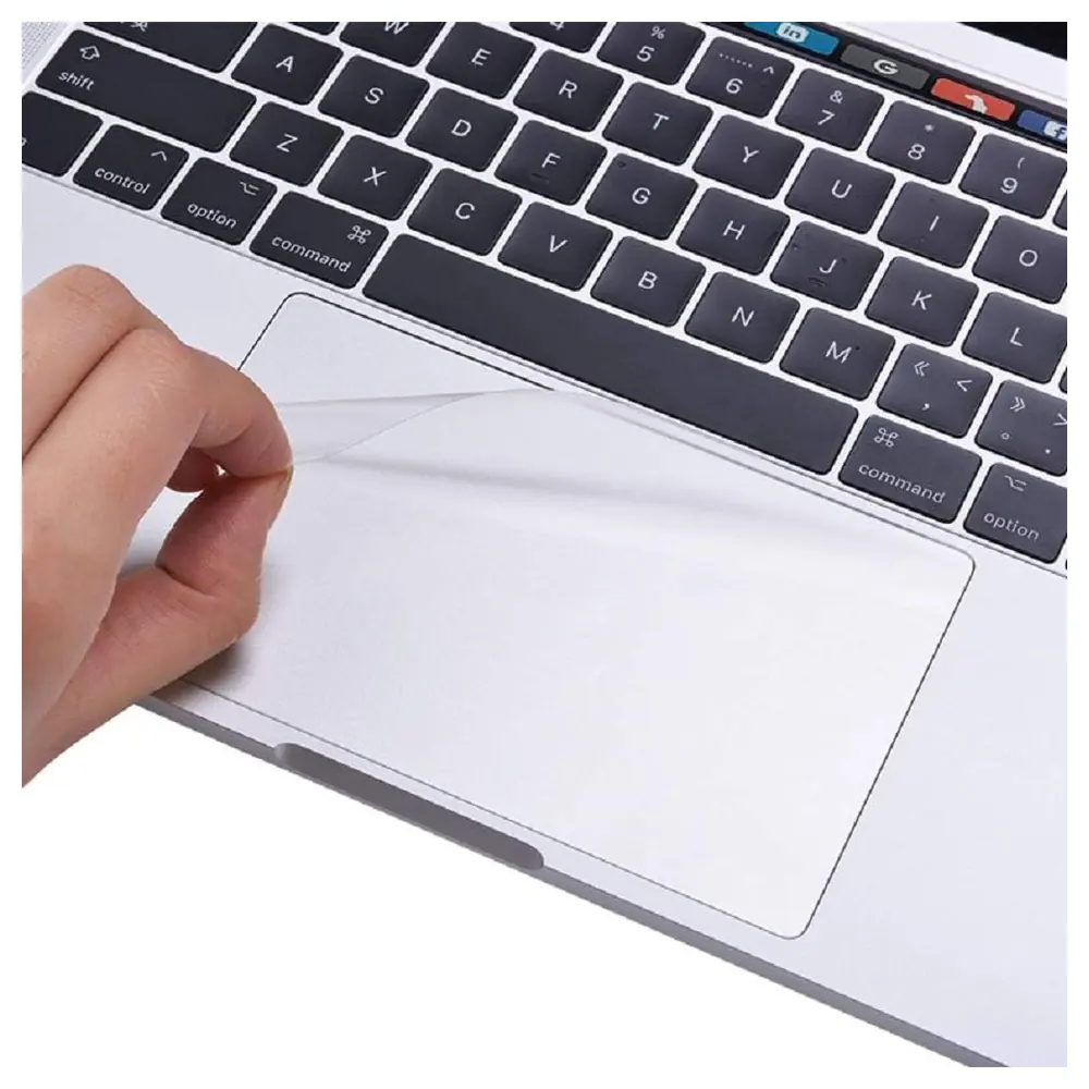 eWINNER 2 Pack Clear Trackpad Protector for MacBook Pro 15 Inch with Touch Bar 2016-2019 A1707 A1990, Ultra-Thin 0.2mm Anti-Scratch Anti-Fingerprint PET Touchpad Skin - WH-7X6R-R9HZ - Image 2