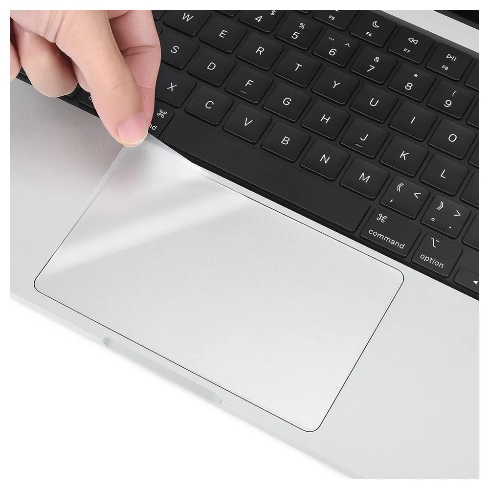 eWINNER 2 Pack Clear Trackpad Protector for MacBook Pro 15 Inch with Touch Bar 2016-2019 A1707 A1990, Ultra-Thin 0.2mm Anti-Scratch Anti-Fingerprint PET Touchpad Skin - WH-7X6R-R9HZ - Image 3