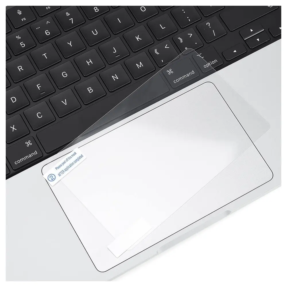 eWINNER 2 Pack Clear Trackpad Protector for MacBook Pro 15 Inch with Touch Bar 2016-2019 A1707 A1990, Ultra-Thin 0.2mm Anti-Scratch Anti-Fingerprint PET Touchpad Skin - WH-7X6R-R9HZ - Image 4