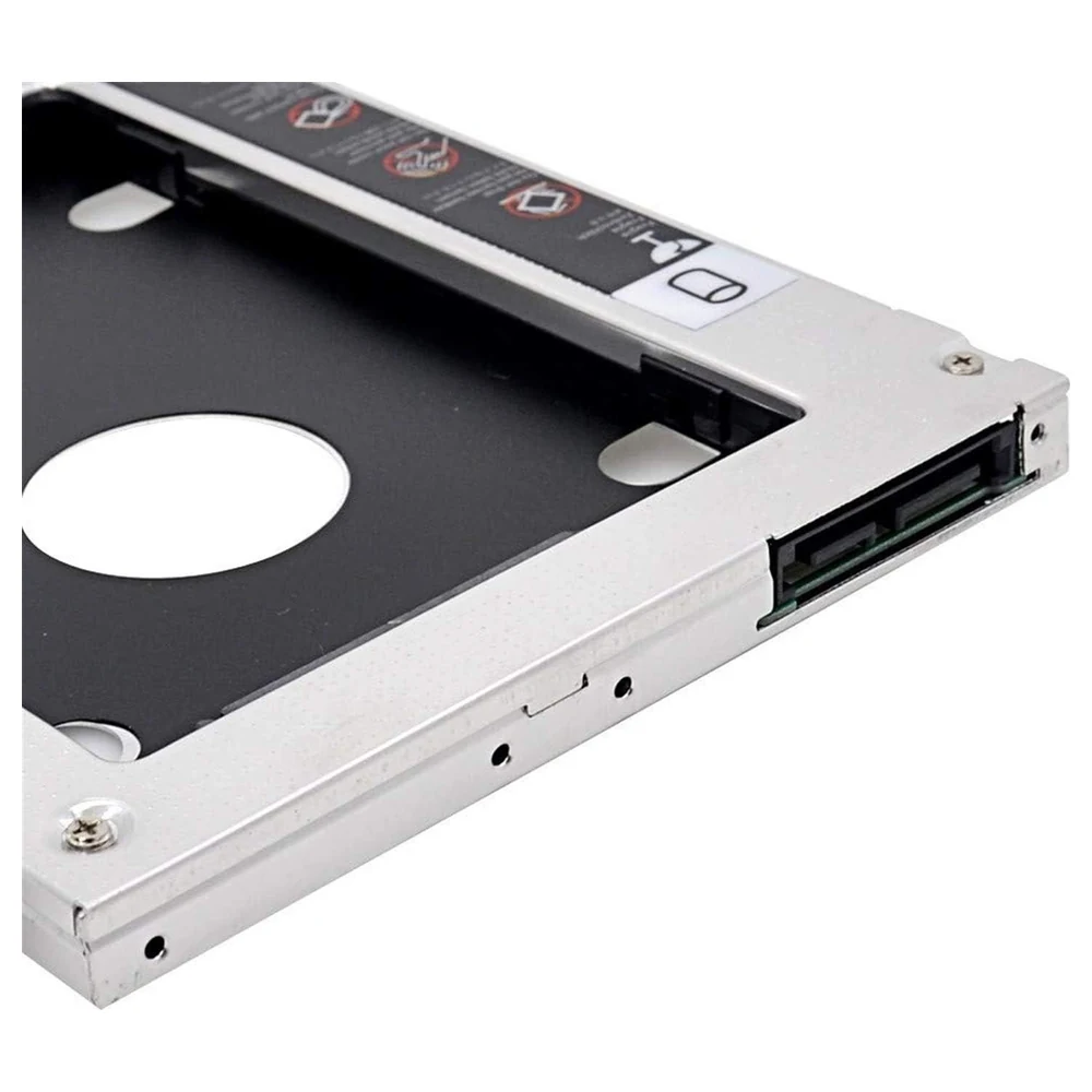 eWINNER 9.5mm SATA Second HDD SSD Caddy for Laptop Optical Bay, Aluminium Drive Adapter for 2.5 Inch Hard Drives and SSDs, Plug and Play with Dual Boot Support - 4T-J0MZ-9GUK - Image 7
