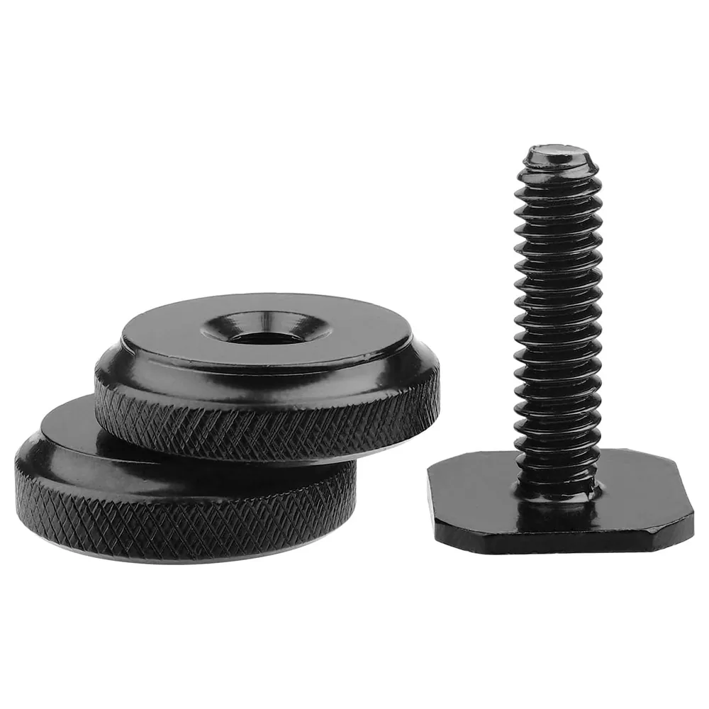 eWINNER Aluminium Alloy Hot Shoe Mount Adapter with Quarter-Inch Tripod Screw and Double Locking Nuts for DSLR Cameras, Microphones, LED Lights and Monitors - OJ-UO6A-DA74 - Image 2