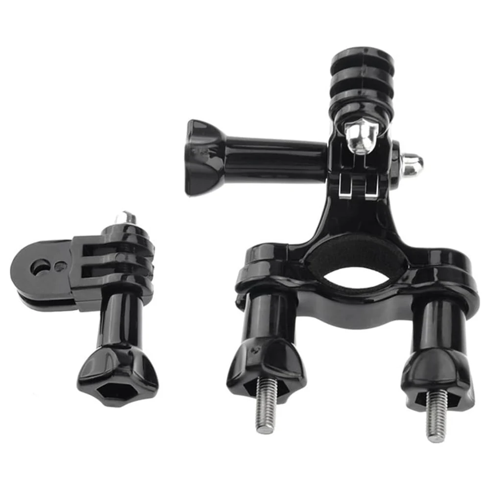 eWINNER Bike Handlebar and Seatpost Pole Mount with 3-Way Pivot Arm for GoPro Hero 13 12 11, Insta360 X5 X4 and DJI Osmo Action Cameras, Fits 19-35mm Bars, Black - 2724290783037