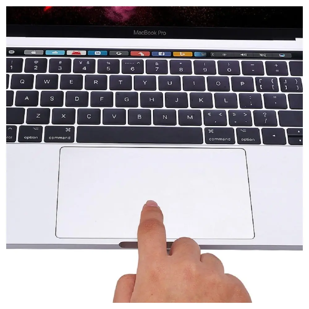 eWINNER Clear Trackpad Protector Skin 2 Pack for MacBook Pro 13 Inch A2338 A2289 A2251 M1 M2 2020-2023, Anti-Scratch Anti-Fingerprint PET Touchpad Cover - QQ-7096-OMOW - Image 3
