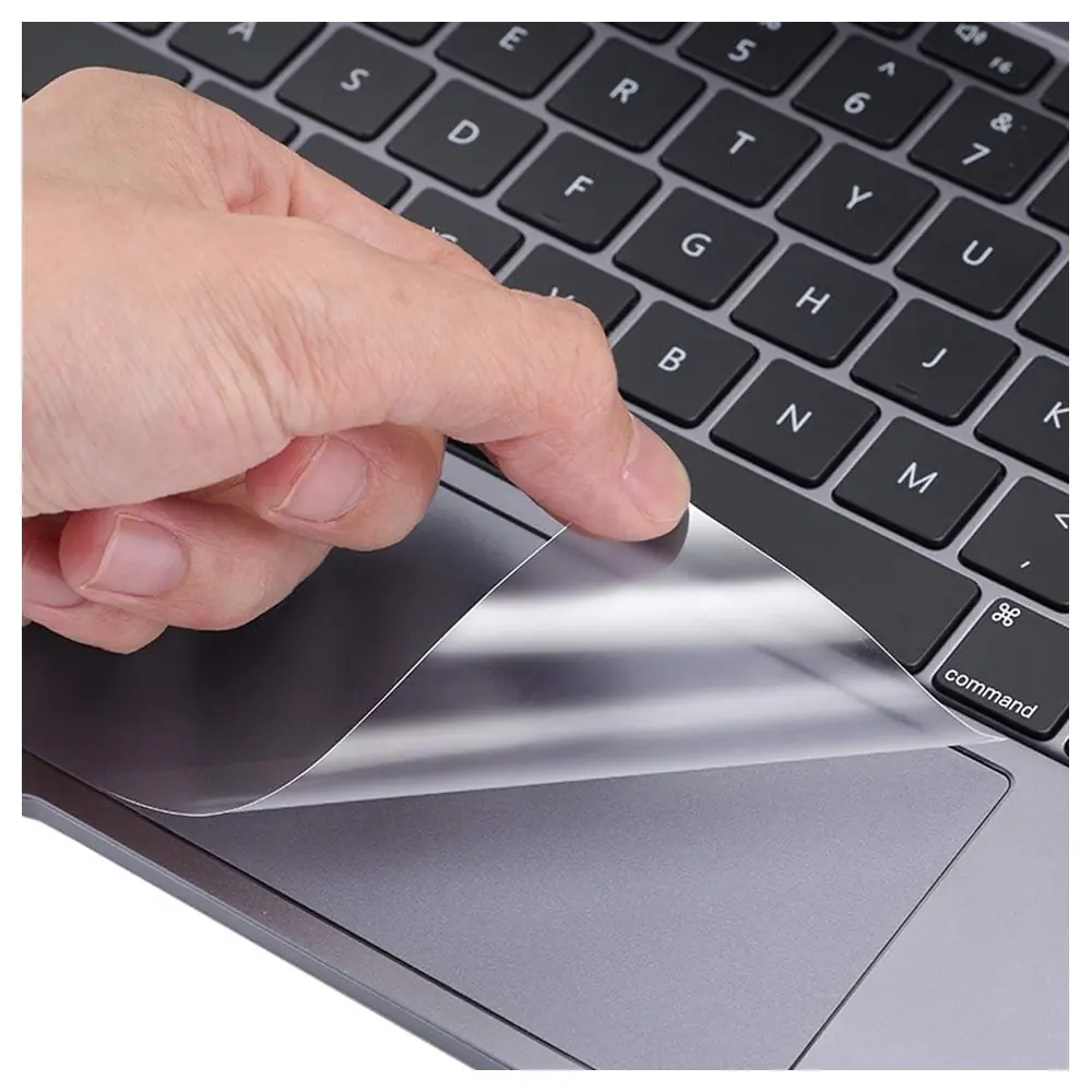 eWINNER Clear Trackpad Protector Skin 2 Pack for MacBook Pro 13 Inch A2338 A2289 A2251 M1 M2 2020-2023, Anti-Scratch Anti-Fingerprint PET Touchpad Cover - QQ-7096-OMOW - Image 6