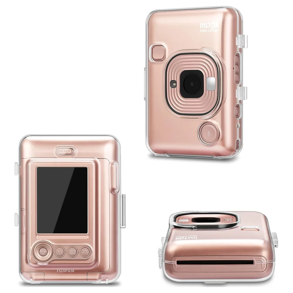 eWINNER Crystal Clear Hard PVC Protective Case for Fujifilm Instax Mini LiPlay Instant Camera with Precise Cutouts for Every Button - R7-MF20-53OG - Image 3