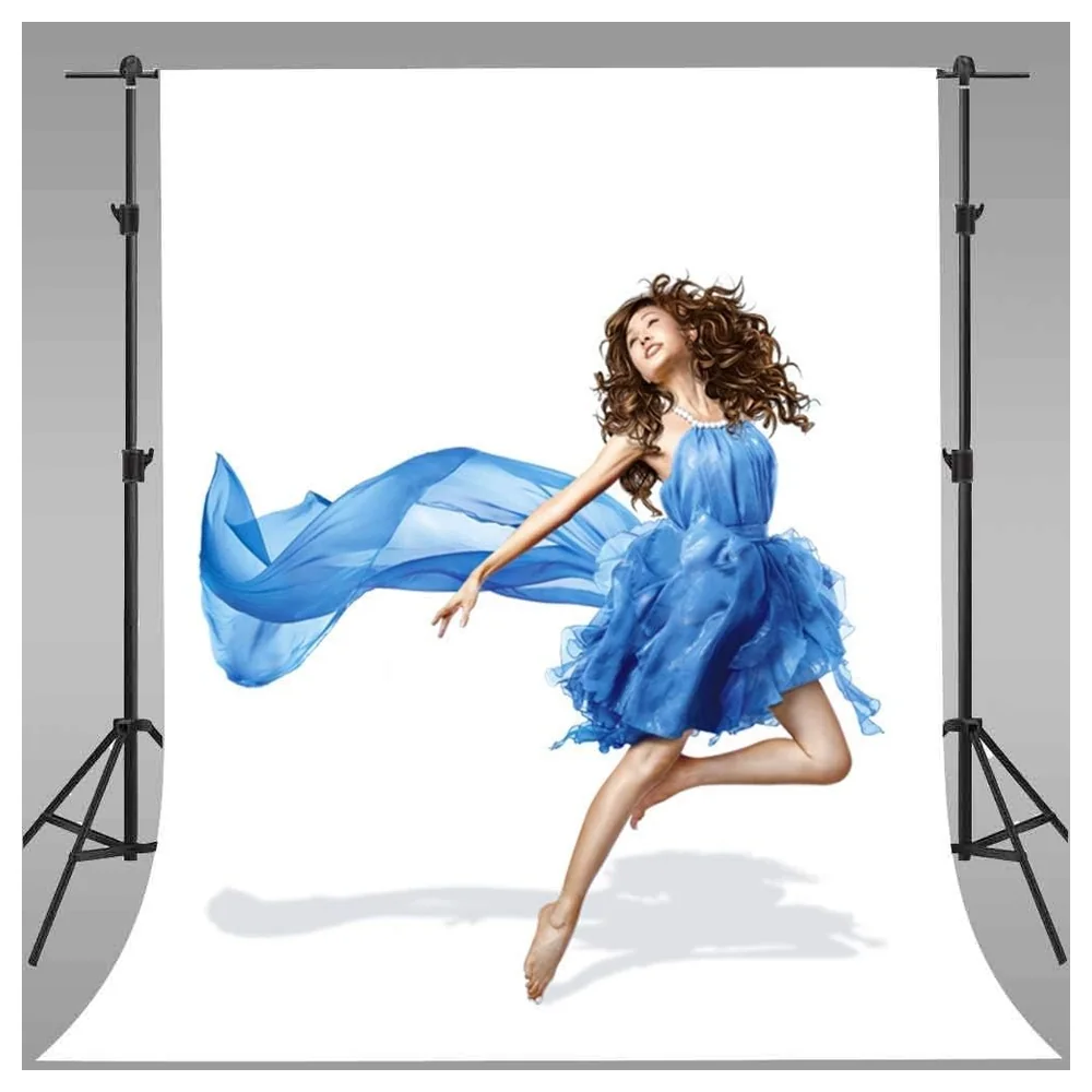 eWINNER Foldable Photography Backdrop 3.3 x 5 ft, White Seamless Background Cloth with 3 Inch Rod Pocket for Portrait, Product and Video Shooting - 70-F151-TW9C - Image 7