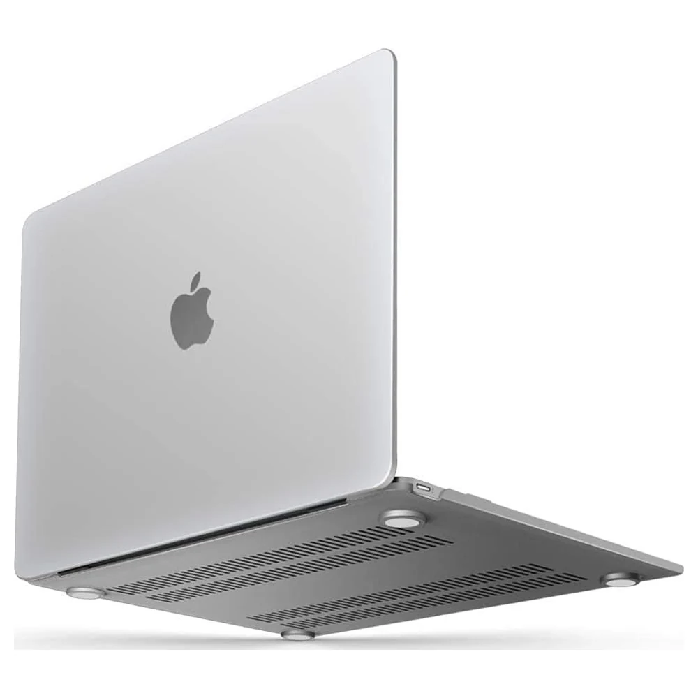 eWINNER Frosted Hard Shell Case for MacBook 12 Inch Retina A1534, Snap-On Top and Bottom Cover with Vented Base and Rubber Feet, Frost - KC-S3VP-DT5G