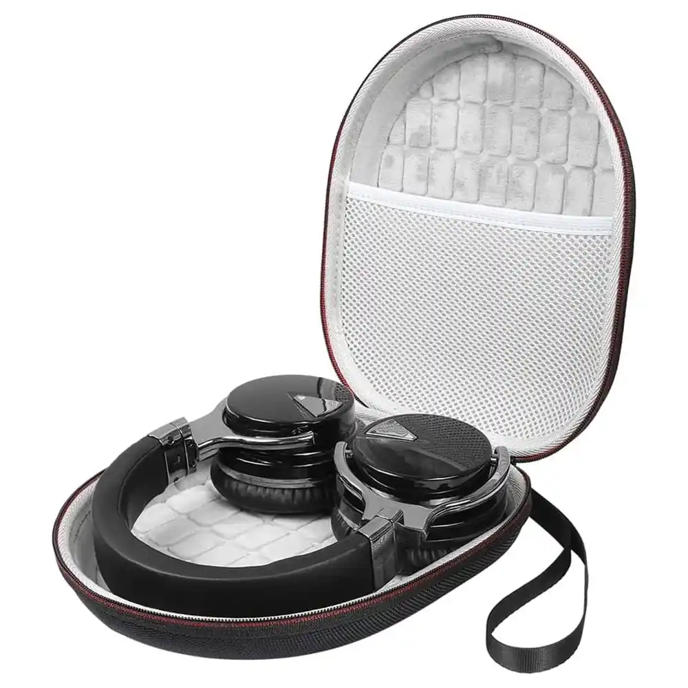 eWINNER Hard EVA Headphone Case for JBL Tune 750BTNC, 700BT and Sony WH-CH710N, WH-CH700N, Shockproof Travel Storage Bag with Mesh Pocket and Wrist Strap, Black - ZX-U4TL-ANGS