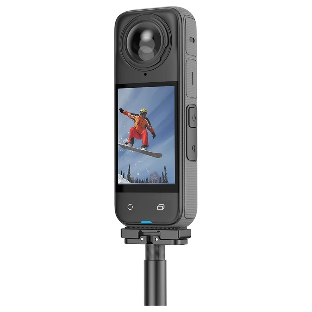eWINNER Magnetic Quick Release Mount for Insta360 X5 and X4, Foldable Adapter Base with Quarter-Inch Thread and Anti-Slip Pad for Tripods and Selfie Sticks - EW-V4QM-YPZ5 - Image 2