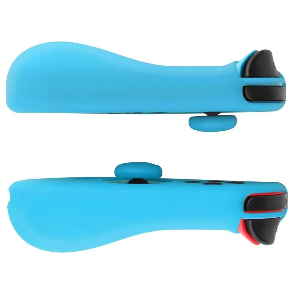 eWINNER Silicone Joy-Con Grip Case Set for Nintendo Switch, Anti-Slip Ergonomic Controller Covers with 2 Thumb Grip Caps, 1 Pair, Blue - UF-CVLP-9SK0 - Image 3
