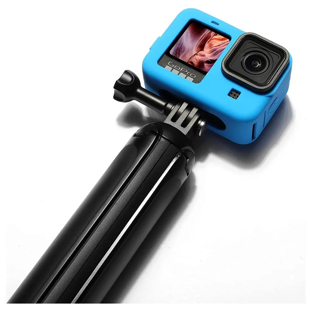 eWINNER Silicone Protective Sleeve Case for GoPro Hero 12, 11, 10 and 9 Black with Lens Cover and Lanyard, Slim Anti-Scratch Action Camera Skin, Blue - UF-6DQ7-V8G4 - Image 6
