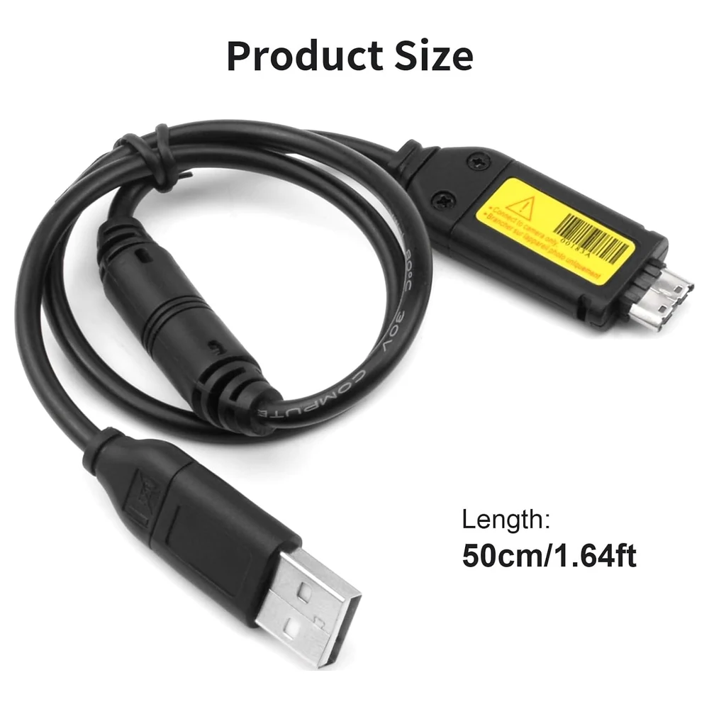 eWINNER SUC-C3 Replacement USB Charging and Data Cable for Samsung Digital Cameras, 20-Pin USB 2.0 Lead for SUC-C3 C5 C7 Cameras, 0.5m - FQ-FZNC-X8OP - Image 7