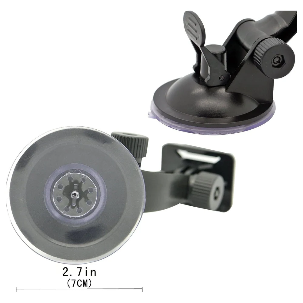 eWINNER Suction Cup Camera Mount for GoPro and DJI Osmo Action Cameras with Three 180-Degree Joints, Quick Release Buckle and Thumbscrew - 2724549095898 - Image 3