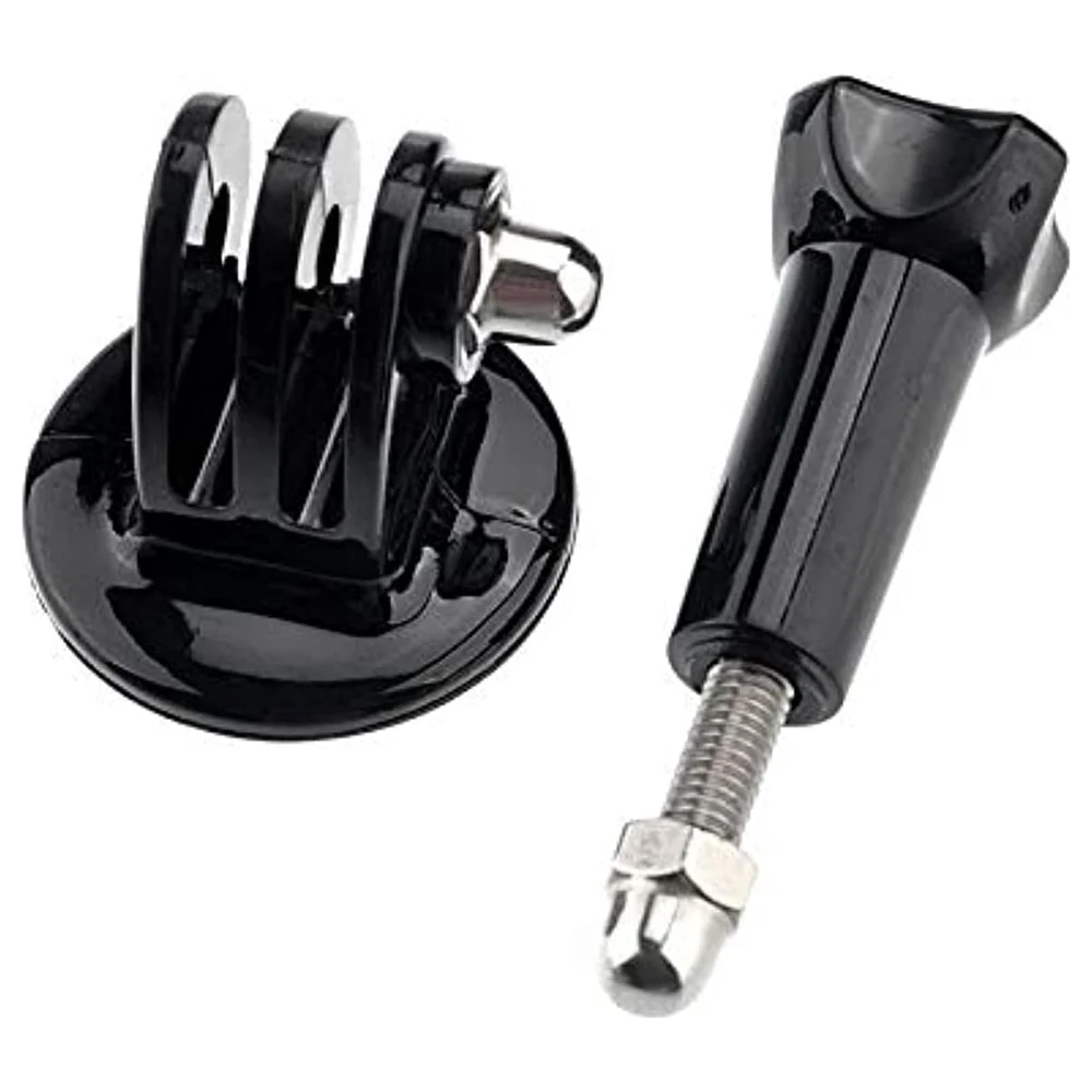 eWINNER Tripod Mount Adapter with Thumb Screw for GoPro HERO13 to HERO, MAX, Fusion and DJI Osmo Action 5 Pro, 4, 3, 2 Cameras, Quarter-Inch Thread, Black - 2724290219451