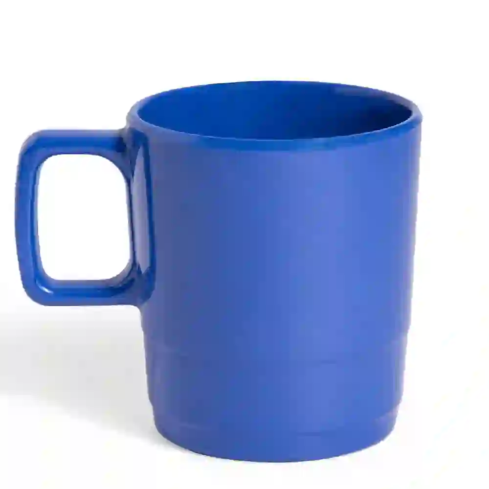Hoover Blue Lightweight Melamine Mug with Smooth Wipe-Clean Surface, 8.5 cm - HVRFLB583