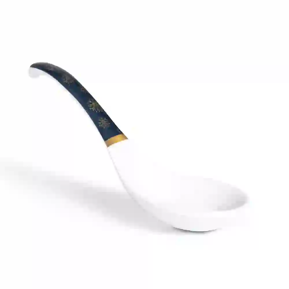 Hoover Jaffa Lightweight Melamine Soup Spoon with Smooth Wipe-Clean Surface, 15 cm - HVRJAFFA1903