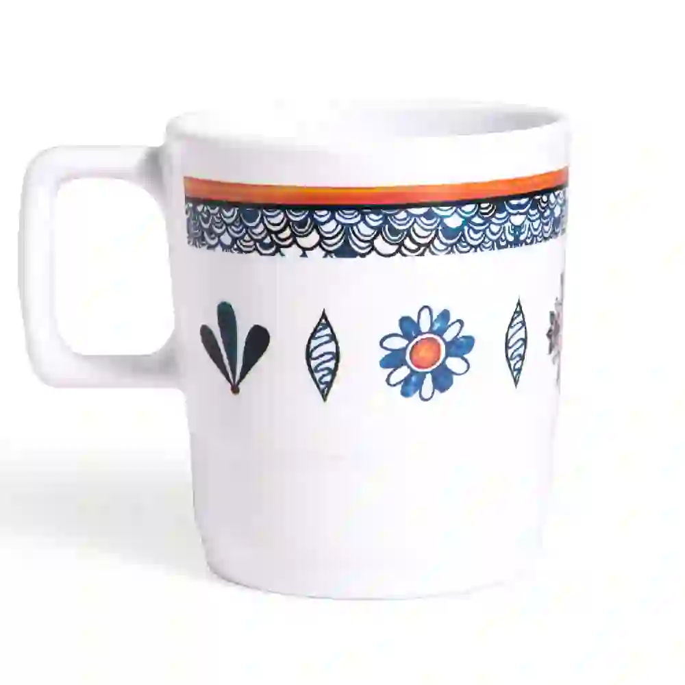 Hoover Riga Lightweight Melamine Mug with Smooth Wipe-Clean Surface, 8.5 cm - HVRRIGA583