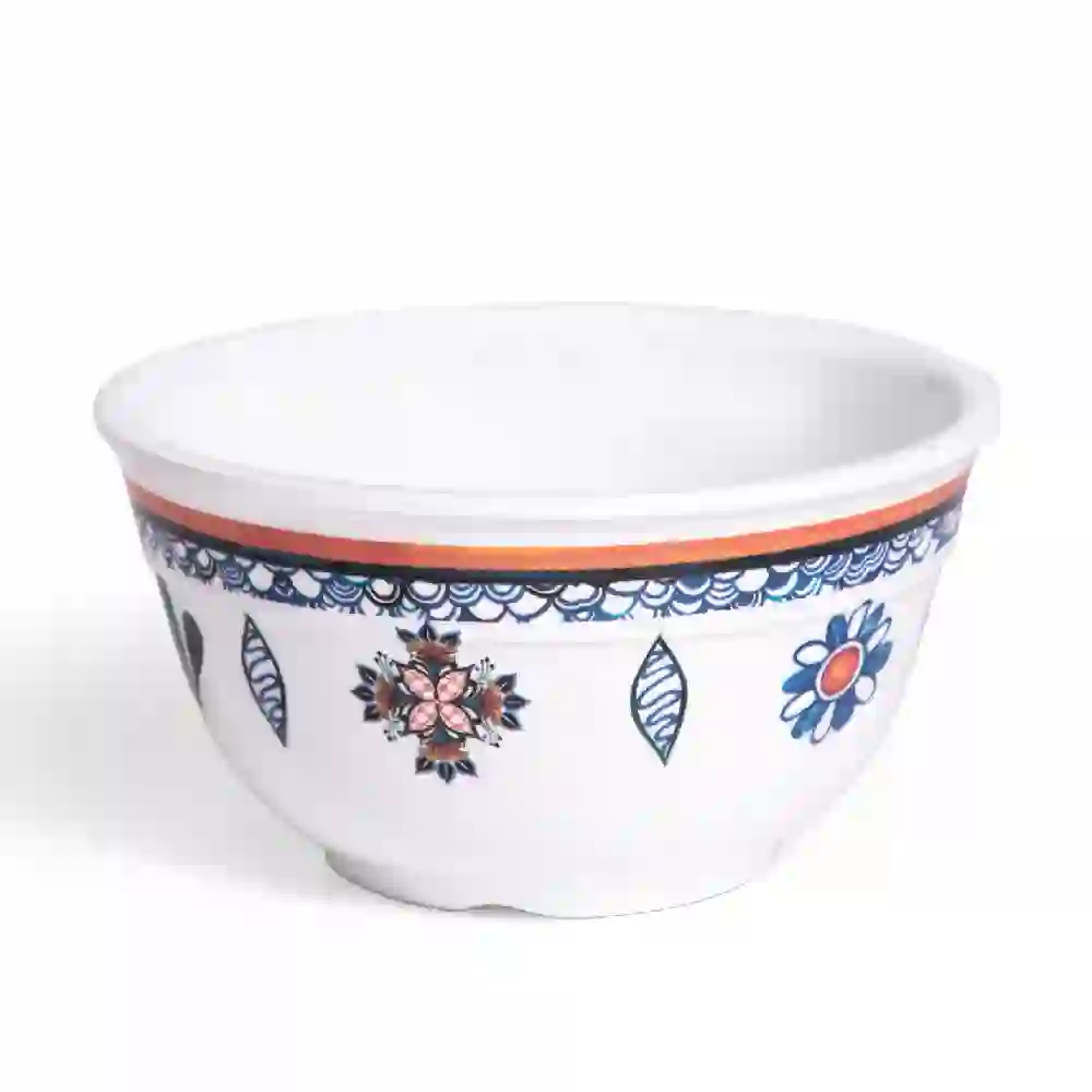 Hoover Riga Lightweight Melamine Rice Bowl with Smooth Wipe-Clean Surface, 11.4 cm - HVRRIGA114RB