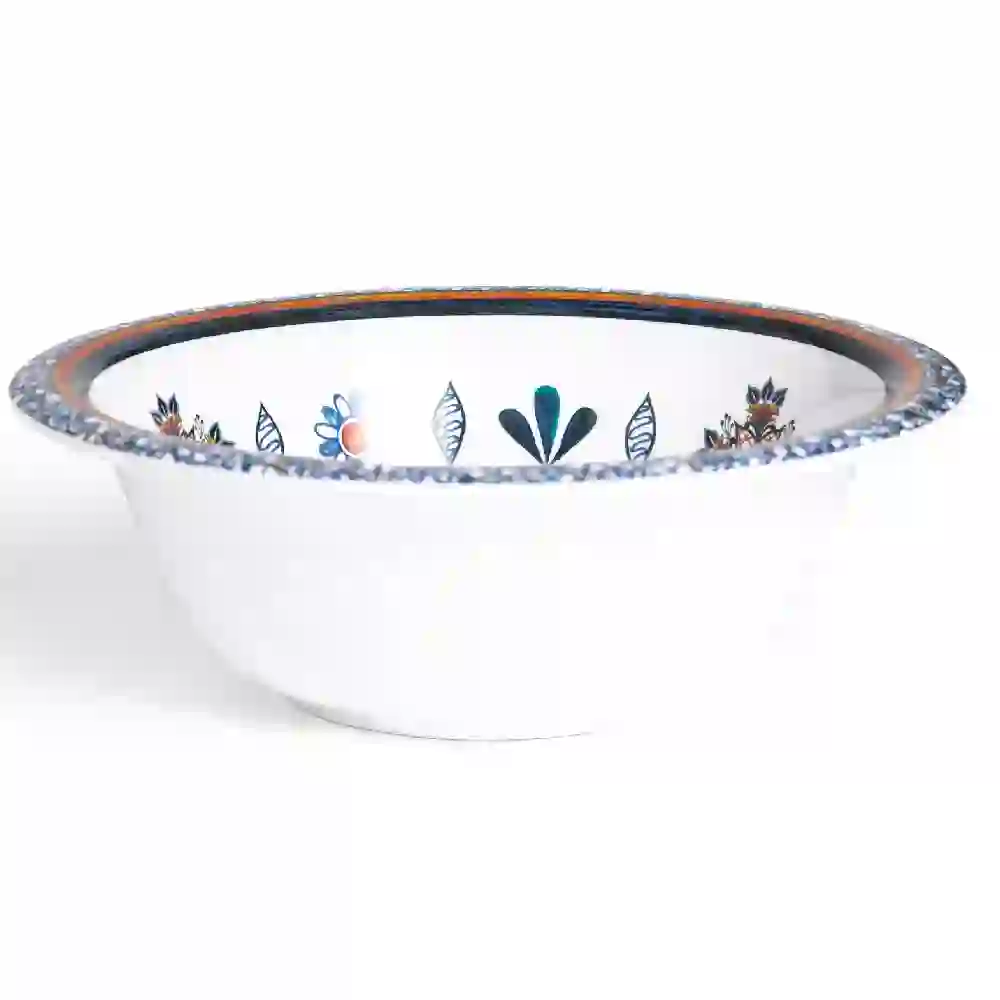 Hoover Riga Lightweight Melamine Soup Bowl with Smooth Wipe-Clean Surface, 15.5 cm - HVRRIGA155DB