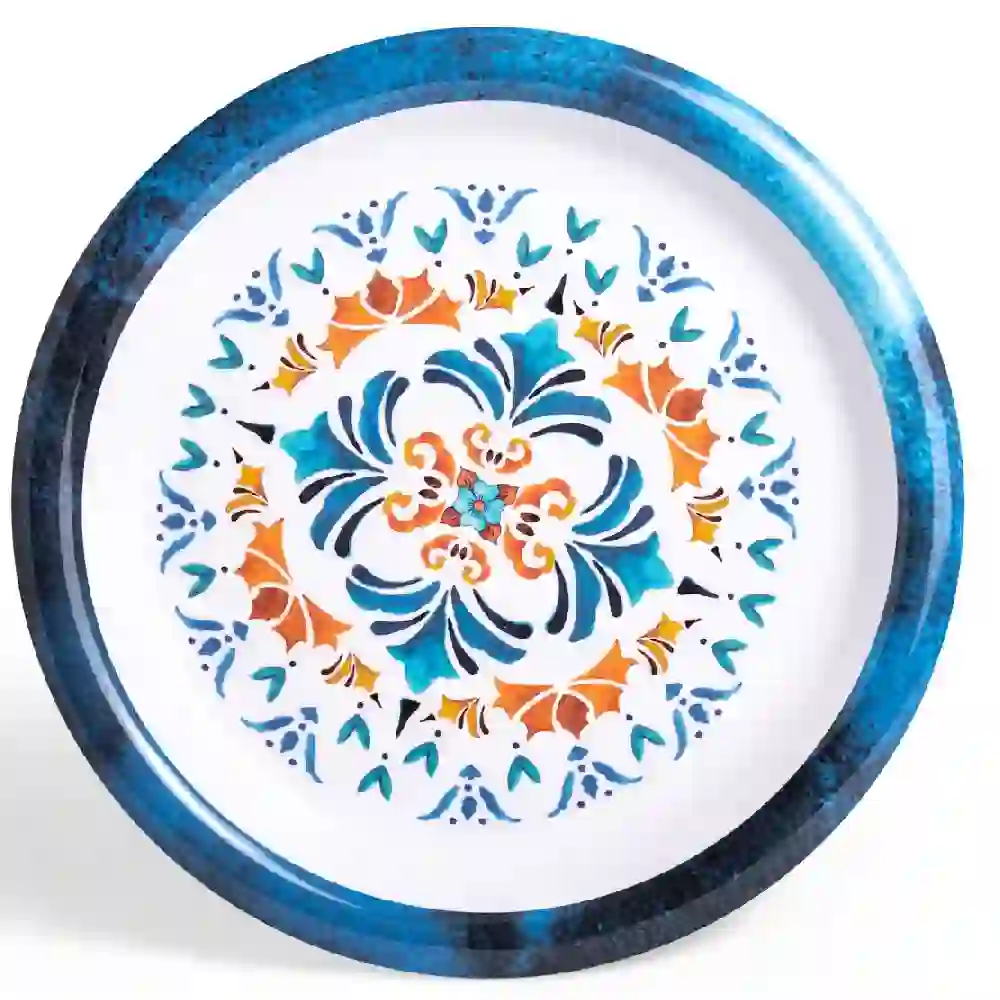 Hoover Sofia Lightweight Melamine Dessert Plate with Smooth Wipe-Clean Surface, 20 cm - HVRSOFIA200DP