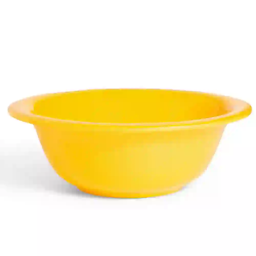 Hoover Yellow Lightweight Melamine Soup Bowl with Smooth Wipe-Clean Surface, 15.5 cm - HVRFY155DB