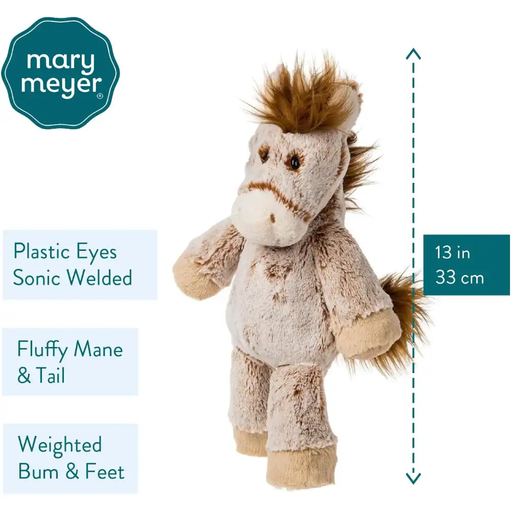 Mary Meyer Ultra Soft Plush Toy, Cloud Soft Fabric, Bean Weighted, Machine Washable, Kids Cuddle Gift, Happy Horse - 40780 - Image 6