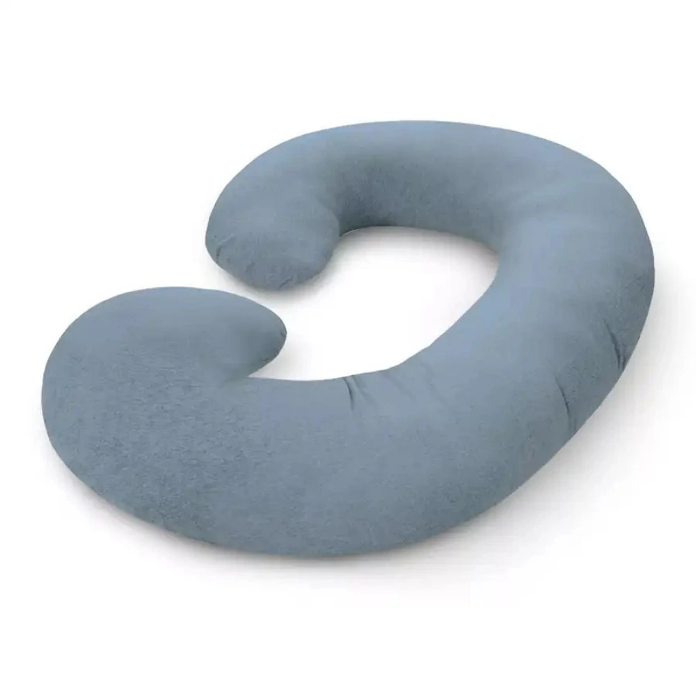 PharMeDoc C-Shape Full Body Maternity Pillow, Pregnancy Support for Back, Belly and Legs, Soft Breathable Ergonomic Design, Grey - BPC-CC31-DG