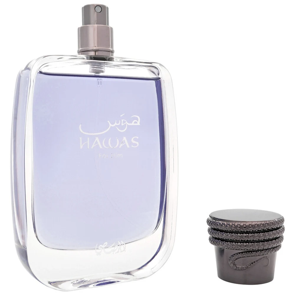 Rasasi Hawas for Him Eau de Parfum 100ml for Men, Aromatic Aquatic Long Lasting Fragrance Spray, Top Notes of Bergamot, Apple, Cinnamon, Base Notes of Ambergris, Musk, Driftwood - Image 2