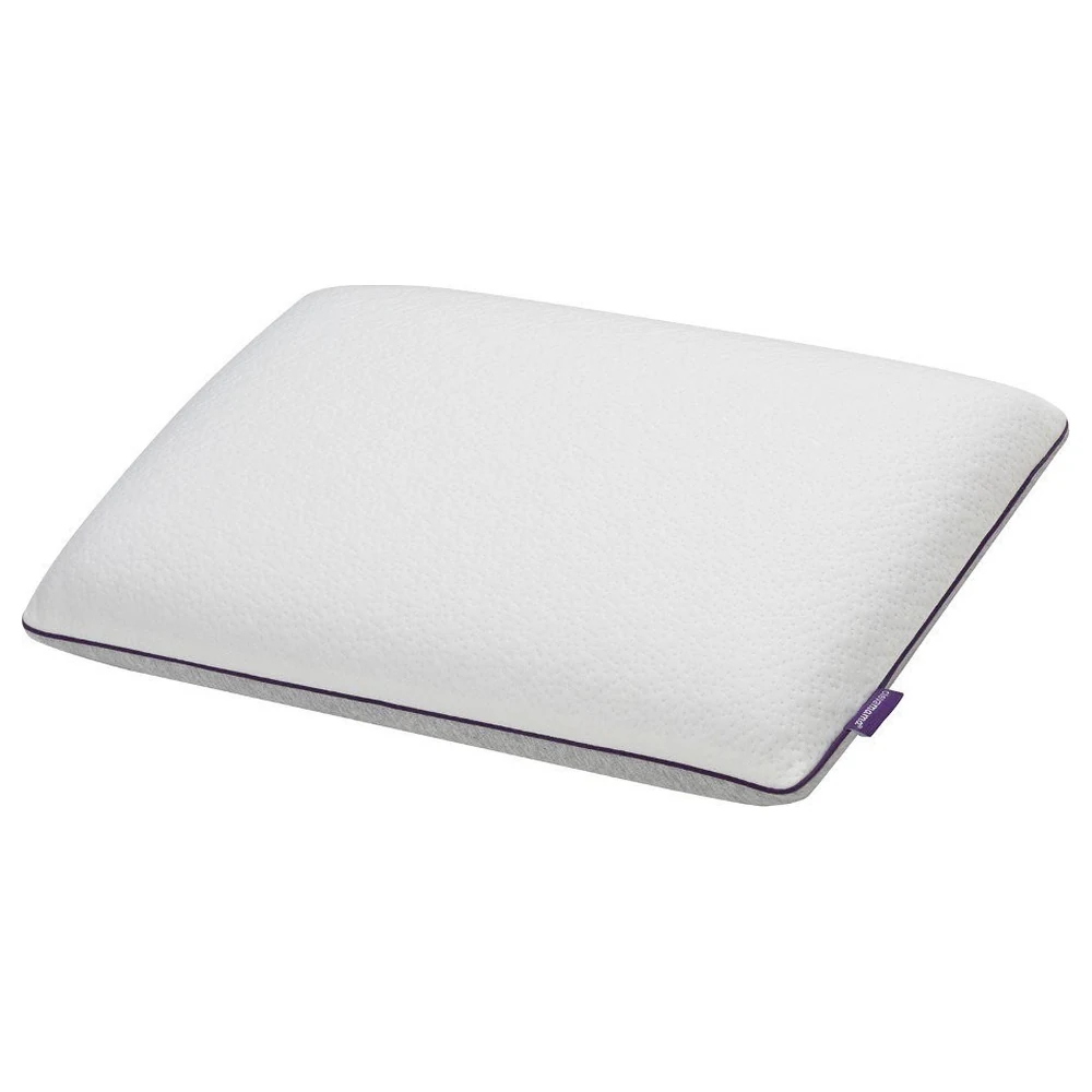 Clevamama Lavender Adult Pillow with Calming Lavender Essence, Ventilated Foam Core and Removable Washable Cover, White, 12+ Years - 3106