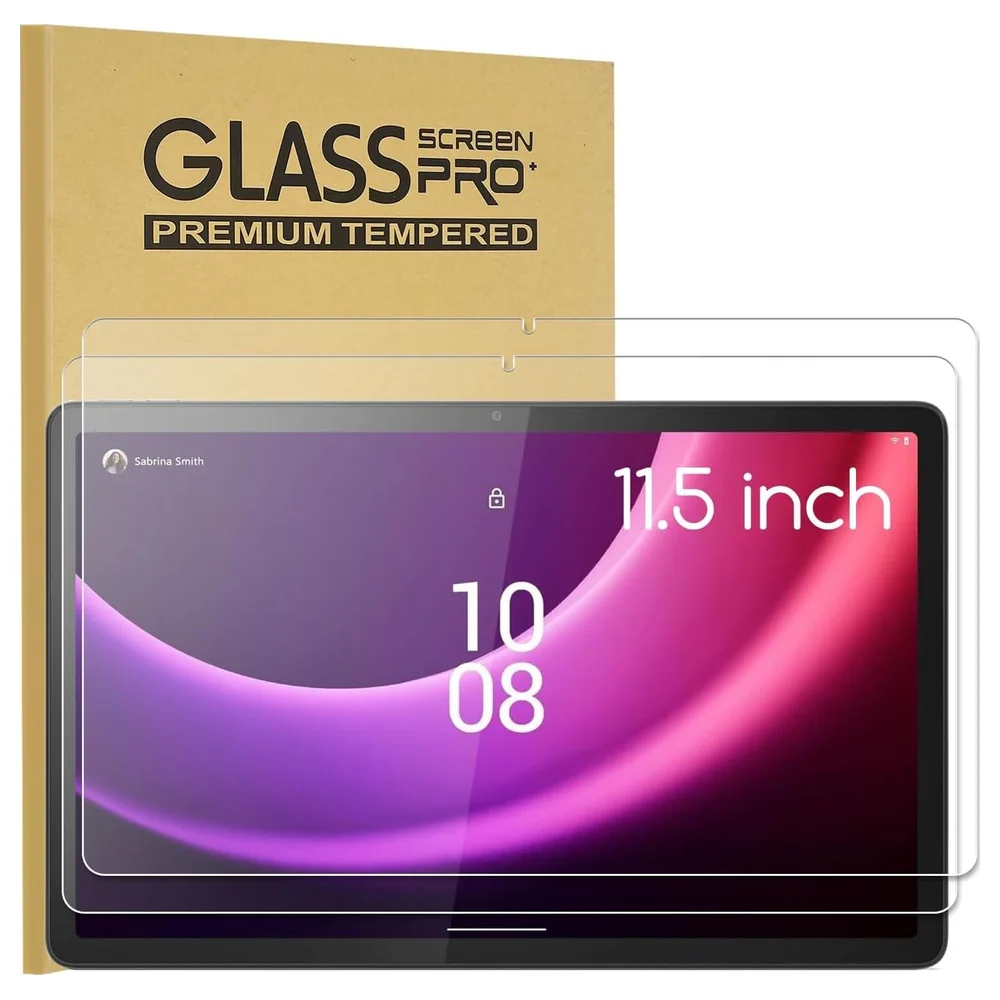 eWINNER 2 Pack Tempered Glass Screen Protector for Lenovo Tab P11 2nd Gen 11.5 Inch 2023, 9H Hardness, 0.33mm Ultra-Thin, Anti-Fingerprint Coating - UM-9BBI-JSOO