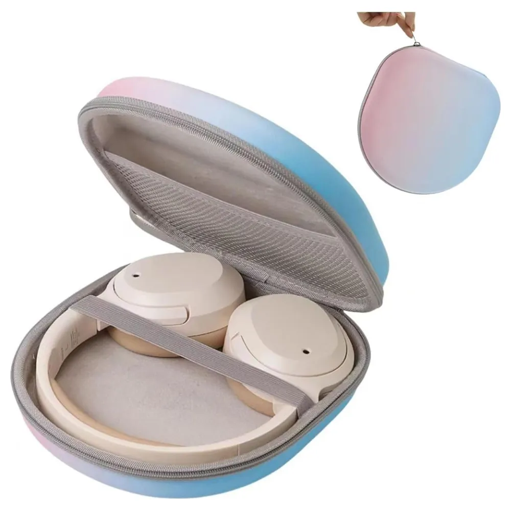eWINNER Hard EVA Headphone Case for JBL Tune 750BTNC, Tune 700BT, Sony WH-CH710N, WH-CH700N and Edifier W820NB, Shockproof Travel Carrying Storage Bag, Gradient Colour - IO-H5BB-I2N0