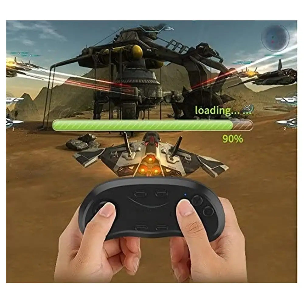 eWINNER Wireless Bluetooth Gamepad Remote for Android, Mini Game Controller with 360 Degree Joystick, Mouse Mode, Media Keys and AAA Battery Power - UG-54JW-IWBK - Image 7